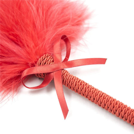 Candiway Soft Feather Tickler Spanking Paddle Whip Erotic Fetish Flirting BDSM Tease Tool Sex Toys For Couples