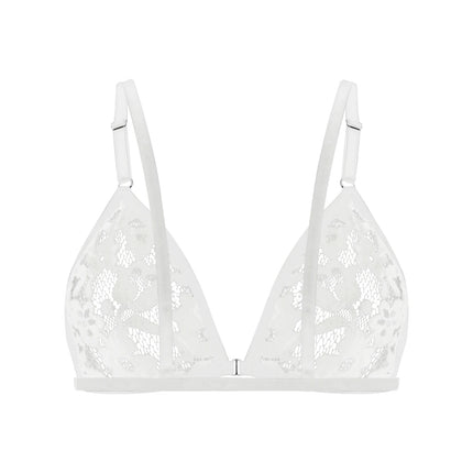 Sexy Men Erotic Lace Bra Man Crossdresser Sissy Lingerie Spaghetti Straps Adjustable Wire-free Unlined Tops Transparent