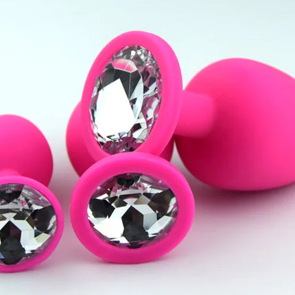 3 Size S/M/L Anal Plug Sex Toys for Woman Men Metal Crystal Butt Plug Prostate Massager Stimulator Anal Dildo Sexual Toy Adult