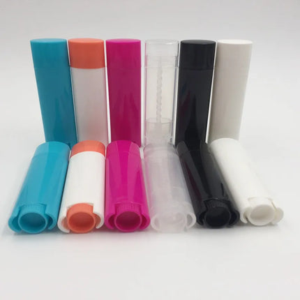 50/100/200Pcs 5g Empty Lip Balm Tubes Lipstick Containers DIY Cosmetic Tube Portable Cosmetic Bottle for Travel