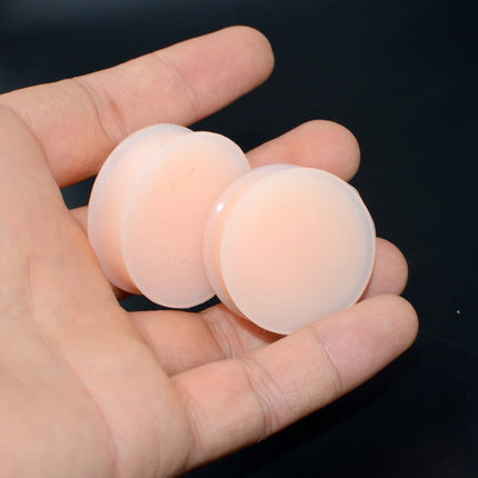 Pair Flesh Silicone Double Flare Plugs Large Gauge Ear plugs Ear Gauges Supersize Ear Expander Piercings  3mm-50mm