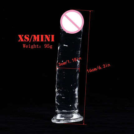Double Head Dildo Long Jelly Realistic Dildo Double Ended Dildo Flexible Big Penis for Women Masturbator Sex Toys for Lesbian