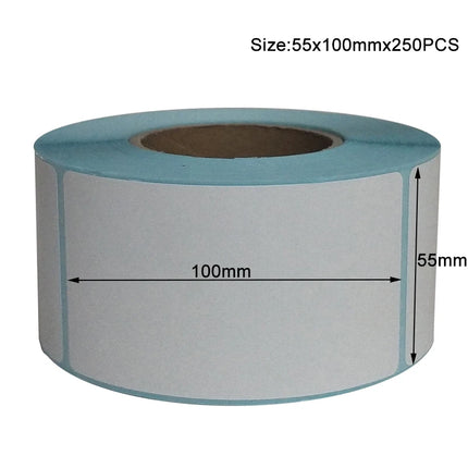 19 sizes Label stickers barcode Sticker label for Zebra Paper Adhesive Sticker Supermarket Blank sticker