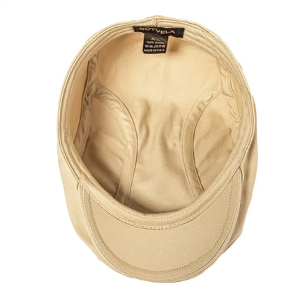 BOTVELA Twill New Flat Cap Men 100% Cotton Ivy Caps Golf Baker Boy Hat Summer Fall Newsboy Hat