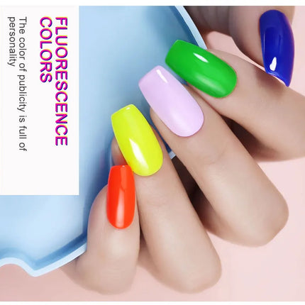 Clou Beaute Gel Nail Polish Neon Brown Royal Blue Red Green Pastal Nude Nail Art Varnishes Gel Lacquer HEMA/TPO FREE UV Gel Nail