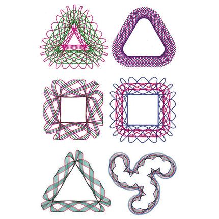 Multi-function Geometric Ruler Drawing Painting Spirograph Tools Kit for Children Educational Coloring Spiral Gears Drafting Toy