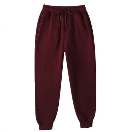 New Joggers  Sweatpants Men and Women Elastic Waist Lose Casual Trousers white beige pink yellow Hip Hop Mens Sweat Pants