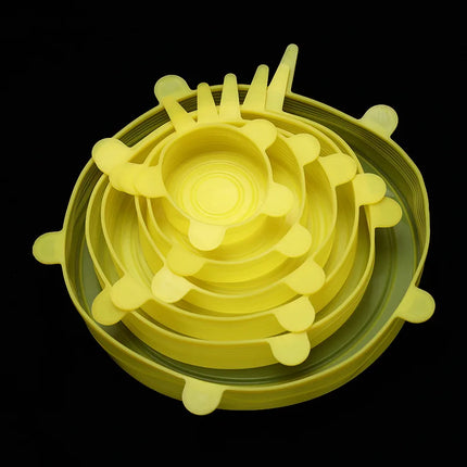 Silicone Cover Stretch Lids Reusable Durable and Expendable Lids Silicone Covers for Fresh Food Leftovers Keep Food Fresh