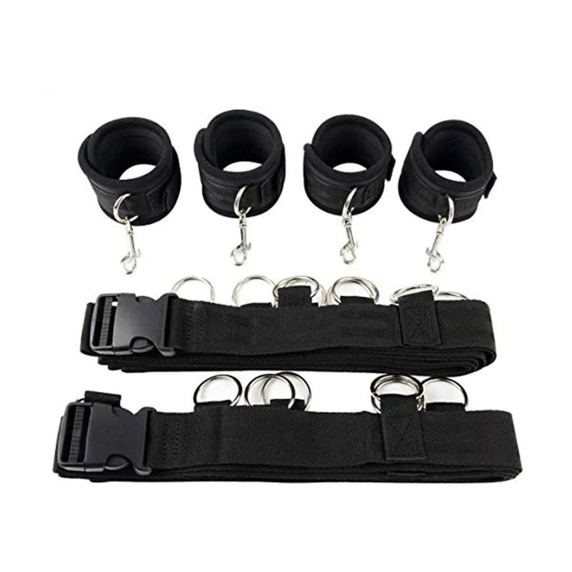 Sex Furniture Handcuffs Ankle Cuffs BDSM Bondage Set Restraint Gear Open Leg Fetish Adult Sex Toys For Couples Game Sex Products