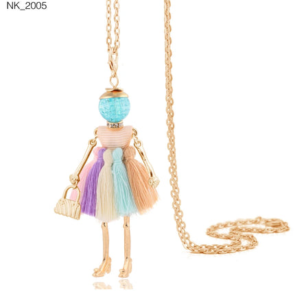 Cute Women Necklace Statement Lady Charm Long Trendy Necklace 2026 New Fashion Female Big Pendant Lovely Jewelry Gift Wholesale