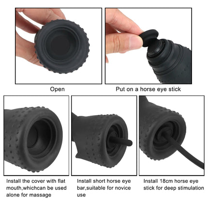 Urethral Sounding Penis Plug Pump Spikes Vibrators For Men Male Masturbation Machine Cock Enlargement Sex Toys Adult Erotic Shop