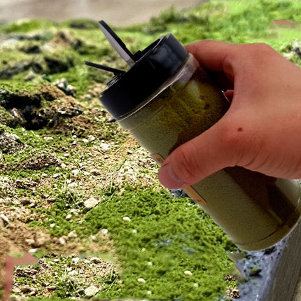 500ml/Bottle Simulation Tree Powder Model Turf Flock Lawn Nylon Grass Powder Train Building Miniature DIY Scene Making Material