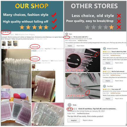 50/100PCS Disposable Eyelash Cleaning Brush Lip Brushes Micro Cotton Swab Eyelash Extension Individual Lash Removing Makeup Tool