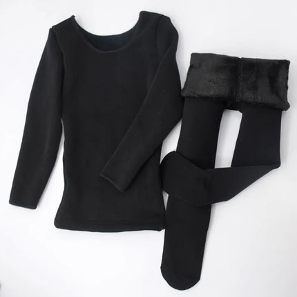 Kids Thermal Underwear Set Winter Fleece Thick Leggings Dance Costume Girls Long Johns Children Underwear 10 12 Y Kids Clothes
