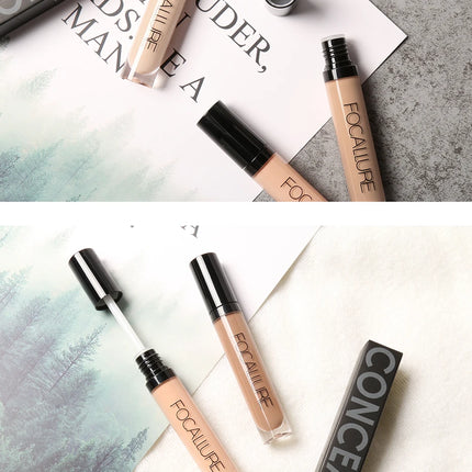 Wholesale FOCALLURE 7 Colors Face Concealer Waterproof Full Coverage Moisturizing Smooth Liquid Foundation Makeup Cosmetics