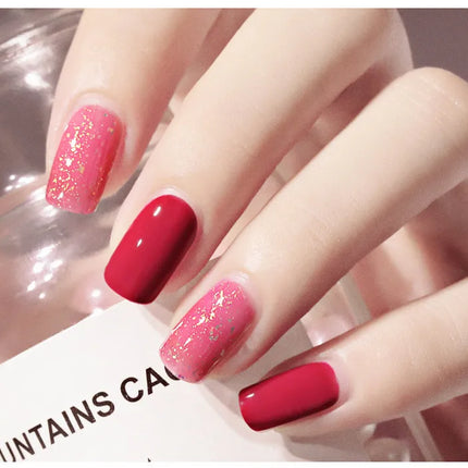 New 2 In 1 Candy Color Nail Polish Manicure Water-based Bright Scrub No Bake No Peeling Quick Dry Waterproof Lasting Nail Polish