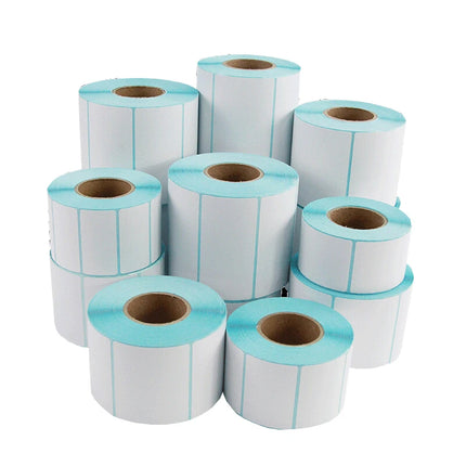 24 sizes Shipping Label stickers barcode Stickers Blank Paper label for Zebra Paper Adhesive Sticker Supermarket Blank sticker