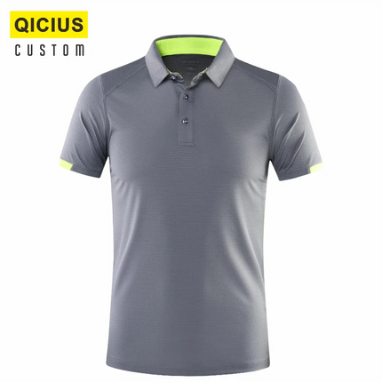 Summer Quick Dry Polos Para Hombre Short Sleeve Custom Company Group Polo Shirt Logo Embroidered Top Camisa Masculina Men Shirt
