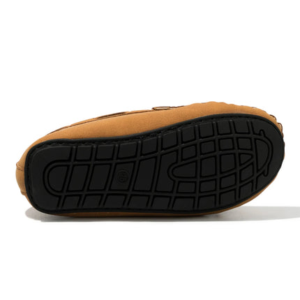 Spring Summer Kids Shoes Boy Girl Casual Shoes Breathable Brown Rubber Sole Children's Boys Girls Flat Leather Shoes Moccasins