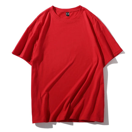 100% Cotton Custom T-Shirt Quality Fashion Women & Men Top Tee Workwear Design Brand Logo Print Clothes Souvenir Team Clothing