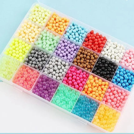 Beads puzzle Crystal DIY water spray beads perlen set ball games 3D handmade magic toys for children Water Mist Magic Beads