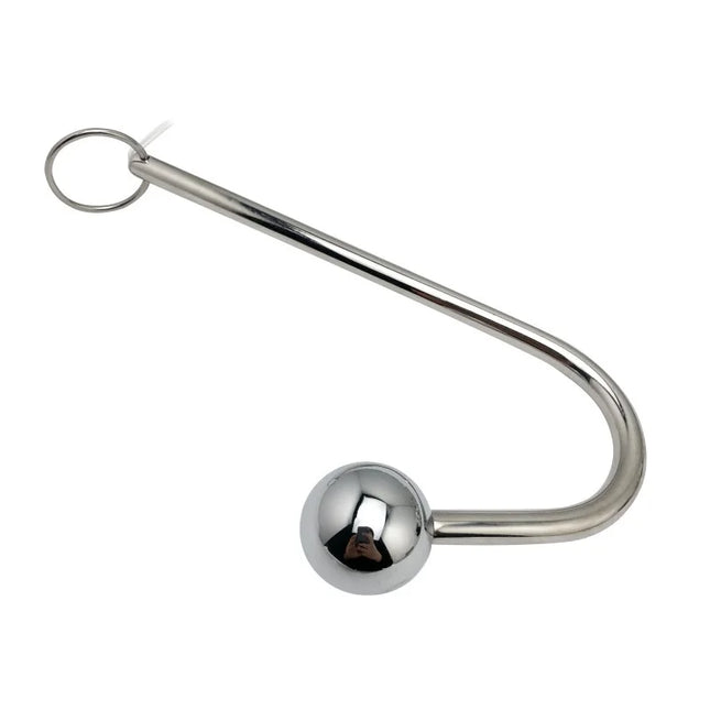 3 size metal Electro Shock anal beads hook butt plug massager electric shock anal hook medical device sex toy