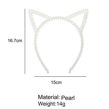 New Simple Full Pearls Women Hairbands Sweet Headband Hair Hoops Holder Ornament Head Band Lady Elegant Fashion Hair Accessories