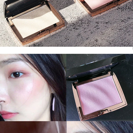 GUICAMI  New Highlighter Makeup Shimmer Powder Highlighter Palette Base Illuminator Highlight Face Contour Golden Bronzer