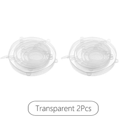 Silicone Stretch Lids Set / Couvercles Silicone Extensibles