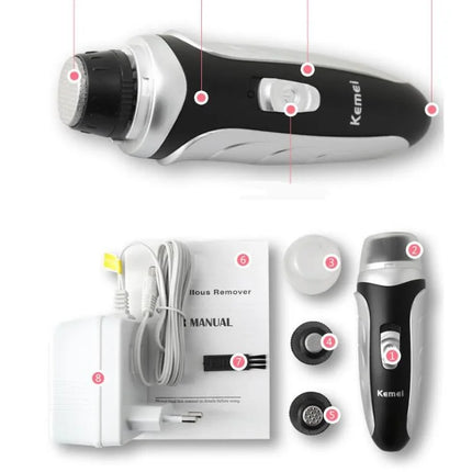 Electric Foot Callus Remover Feet File Dead Skin Removal Pedicure Machine 3pc Roller Head Heel Grinding Smooth Grinder Peeling