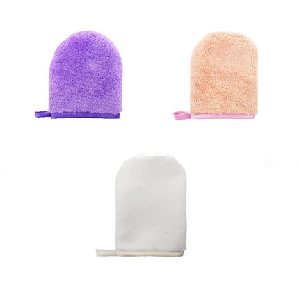 Reusable Makeup Remover Glove Microfiber Facial Cleaning Glove Soft Face Cleaner Towel Pads Face Deep Cleaning Skin Care Tools
