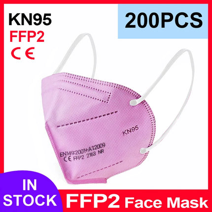 FFP2 Face Masks Masques CE KN95 Face Mask Filter 5Layers Adult kn95 Mascarillas Quirurgicas Homologadas Reusable FFP2 Face Mask