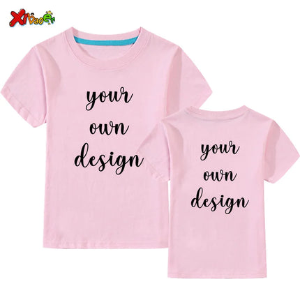 Custom long sleeve Shirt Kids Personalized photo Shirt Children's T-shirt name clothing Girl Boy shirt Toddler logo Design Shirt