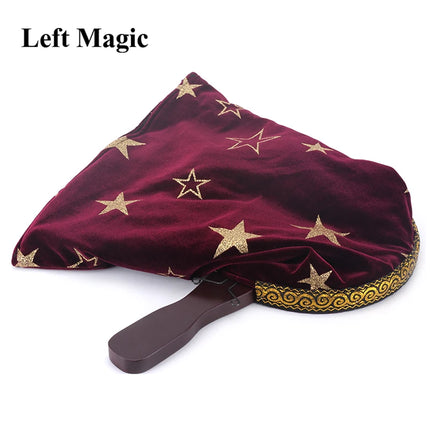 Deluxe Change Bag Repeat Zipper (Large, Stars, Double Layer) Magic Tricks Stage Gimmick Illusion Comedy Appearing Product Bag Magia