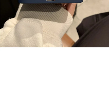 Korea Personalise Name Letters Leather PU Soft Phone Case For iPhone 15 14 13 12 11 Pro X XS Max XR 7 8 Plus Luxury Plain Cover