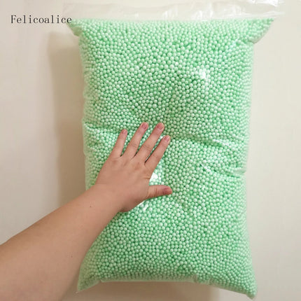 6-8mm 4000pcs Multi Color Foam Balls Mini Beads Polystyrene Styrofoam Filler Bubble Ball DIY Wedding Christmas Party Decoration