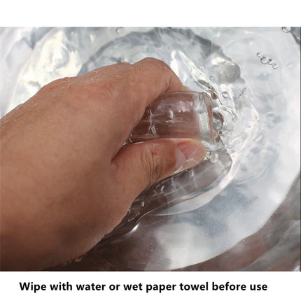 Masturbation for Men Penis Pleasent Aircraft Cup Device Soft Transparent Pocket Vaginal Sleeve Training 18 Adult Erotic Sex Toys
