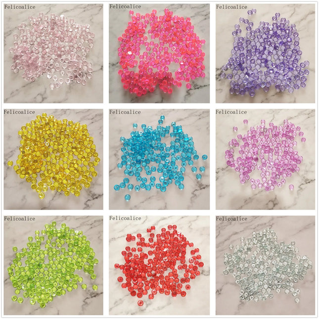 40g/Pack DIY fishbowl beads Polystyrene Craft Styrofoam Filler Beads Handicraft Balls Clay toys for Plasticine supplies