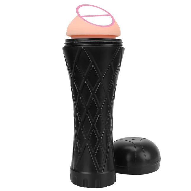 24cm Male Masturbator Artificial Vagina for Men, 18+ Realistic Pussy, Glans Sucking Penis Pump, Sexy Cup Erotic Products, Sex Toys