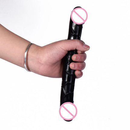 Double Head Dildo Long Jelly Realistic Dildo Double Ended Dildo Flexible Big Penis for Women Masturbator Sex Toys for Lesbian