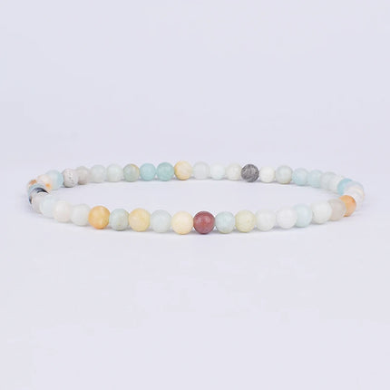 4mm 6mm Mini Energy Charm Bracelet Natural Stone Beads Yoga Healing Bracelet Jewelry for Women Men Best Friend Gift Dropshipping