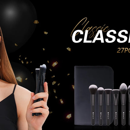 DUcare Eyeshadow Makeup Brush 6-7Pcs Makeup Tools Powder Foundation Eyeshadow Eyebrow Synthetic Pony Hair Women Makeup Brush Set