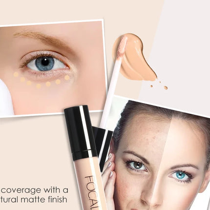 Wholesale FOCALLURE 7 Colors Face Concealer Waterproof Full Coverage Moisturizing Smooth Liquid Foundation Makeup Cosmetics