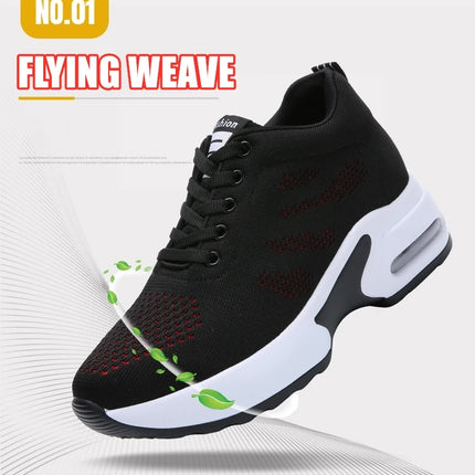 Fashion Cushioning Plattorm Height Increase Shoes Women Baskets Sport Casual Sneakers Ladies Non-slip High Quality Jogging Shoes