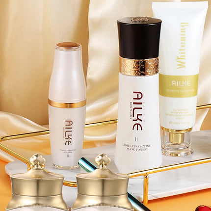 AILKE Anti-Aging Wrinkle Whitening Skin Care Face Cream With Collagen Rose Moisturizing Brightening Women Facial Korean Cosmetic