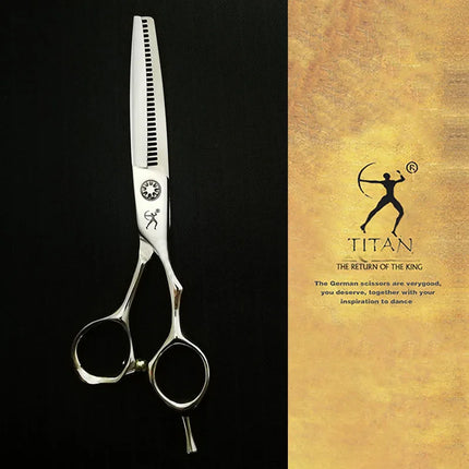 Titan Hairdressing Scissors Barber Tools for Hair Professional Thinning Shears VG10 Steel 6.0 Inch