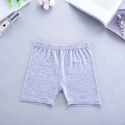 3-15Y girls spring summer calf-length leggings short Candy Color pants girls' knee-length cotton pants