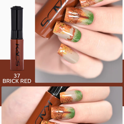 41pcs Nail Stamping Polish Set Nail Art Printing Varnish DIY Design for Stamping Plate Nail Polish Semi-transparent Lacquer Set