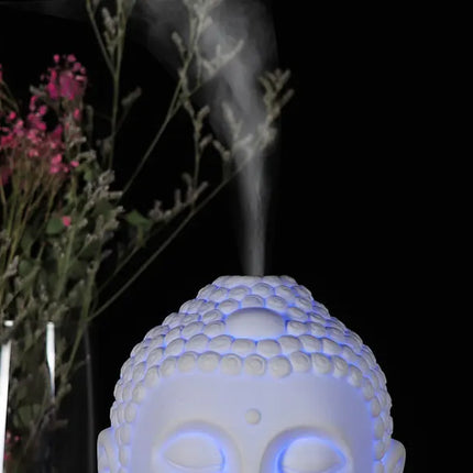 100ml Essential Oil Diffuser Buddha head Humidifier With Night Lamp Aromatherapy Mist Foger Maker Essential Oil Diffuse For Home