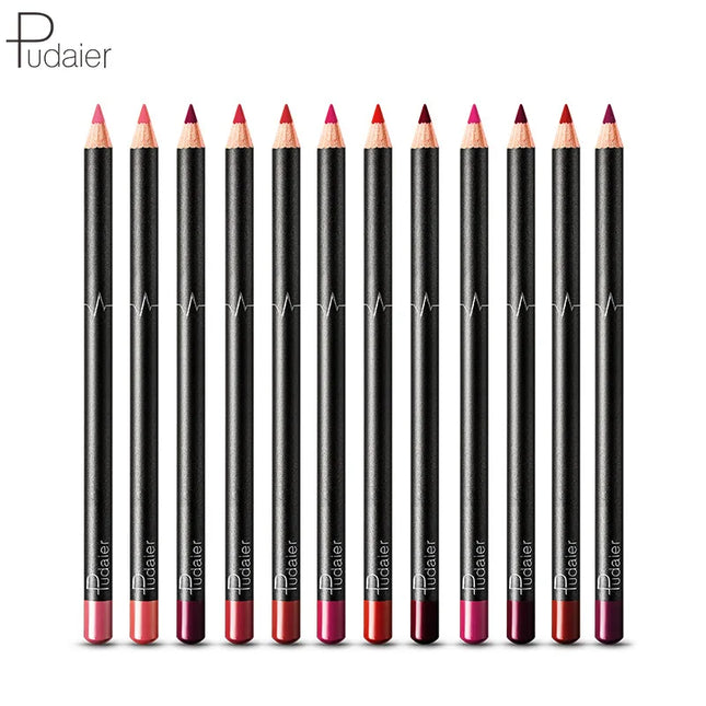 Pudaier Lip Liner Waterproof Durable Decolorization Nude Lip Gloss Matte Lipliner Lipstick Pen Hot Selling